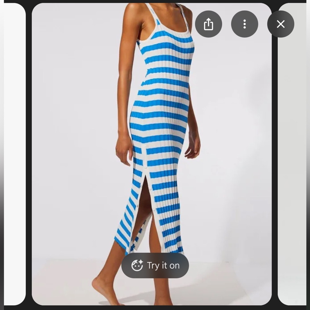Solid and Striped Kimberly Dress